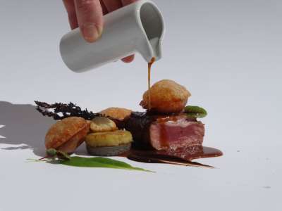 © Plats de l'auberge de Cercoux plat cave salle salle plat plat dessert Plats de l'auberge de Cercoux