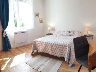 © chambre bleue Maison Kennebiz_Jonzac